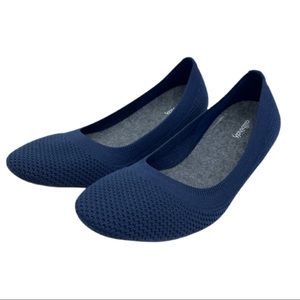 allbirds Blue Ballet Flats Tree Breezers - 10.5
